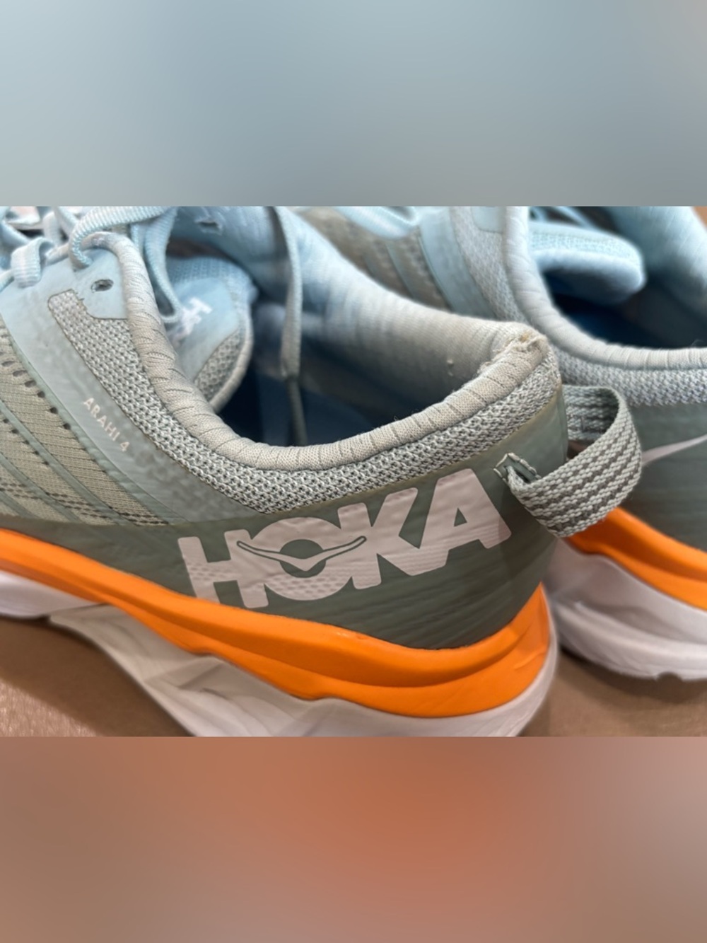 Hoka One One men’s Light Blue Running Shoe - Picture 6 of 8
